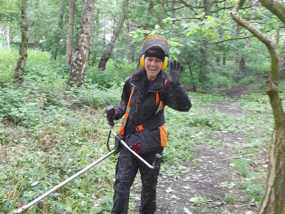 Practical work at Newmillerdam Country Park