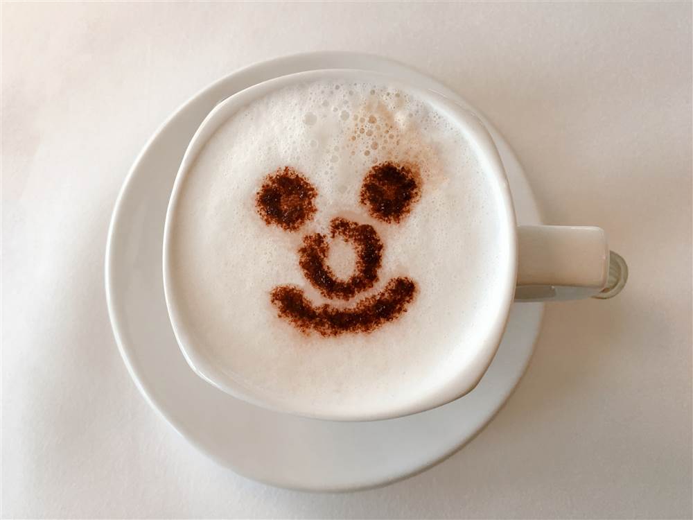 Free barista-crafted coffee